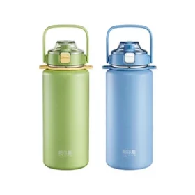 Nachhaltige Edelstahlflasche mit individueller Gravur – Nachhaltige Flasche für Schule und Büro