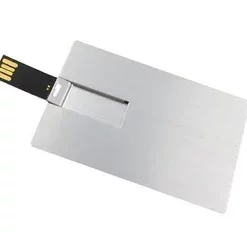 USB-Karte mit großflächiger Gravurfläche – ideal für Messen und Promotions