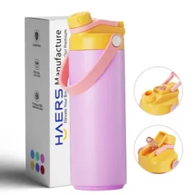Edelstahl-Wasserflasche mit Logo Gravur – Geschenkidee für Kinder und Erwachsene