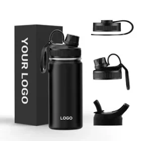 Praktische Edelstahl-Wasserflasche mit Wunschgravur – Kreative Geschenkidee für Weihnachten