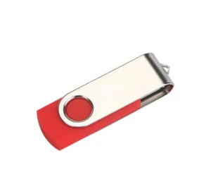 Praktischer USB Schlüsselanhänger gebürstetes Metall für Werbung