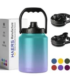 Praktische Edelstahl-Wasserflasche mit Wunschgravur – Kreative Geschenkidee für Weihnachten