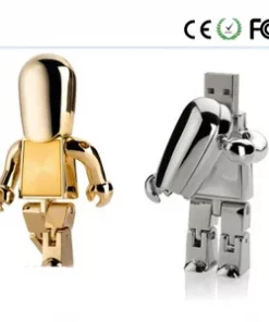 Praktischer Datenstick Edelstahl-Design mit Wunschtext