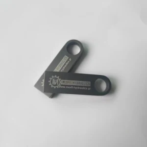 Personalisierter USB Drive gebürstetes Metall als Werbegeschenk