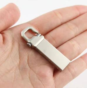 Personalisierter Datenstick Edelstahl-Design als Werbegeschenk