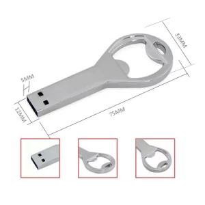 Moderner USB-Stick mit Gravur mit Drehmechanismus