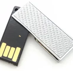 Moderner USB-Stick Edelstahl-Design mit Namensgravur