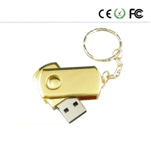 Moderner USB Drive mit Metallgehäuse mit Drehmechanismus