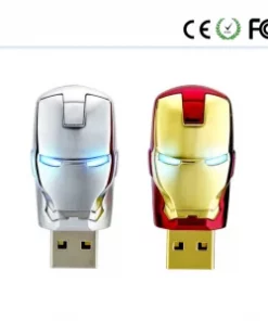 Moderner USB Schlüsselanhänger gebürstetes Metall mit Namensgravur