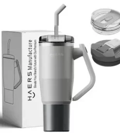 Edle Edelstahlbecher mit Firmenlogo