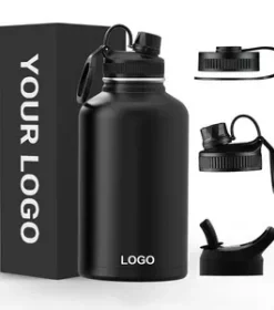 Praktische Edelstahl-Wasserflasche mit Wunschgravur – Kreative Geschenkidee für Weihnachten