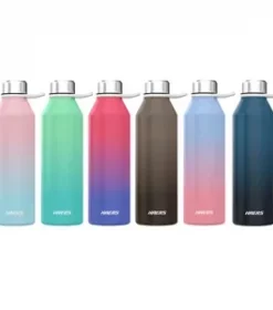 Praktische Edelstahl-Wasserflasche mit Wunschgravur – Kreative Geschenkidee für Weihnachten