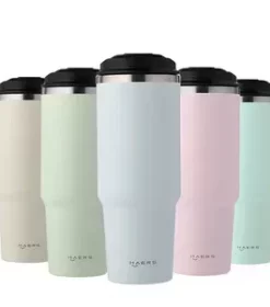 Gravierte Edelstahlbecher als Geschenk