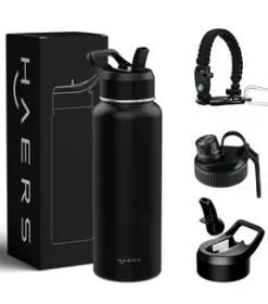 BPA-freie Edelstahlflasche mit Gravur – Edles Accessoire für Kaffeeliebhaber