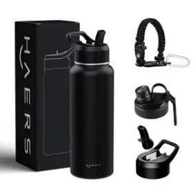 BPA-freie Edelstahlflasche mit Gravur – Edles Accessoire für Kaffeeliebhaber