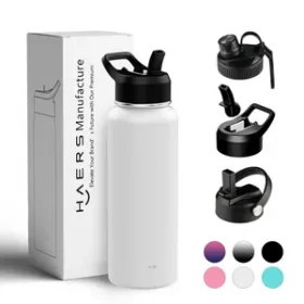 Nachhaltige Edelstahlflasche mit individueller Gravur – Nachhaltige Flasche für Schule und Büro