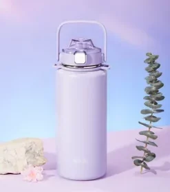 Praktische Edelstahl-Wasserflasche mit Wunschgravur – Ideal für Reisen, Outdoor und Camping