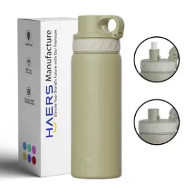 Nachhaltige Edelstahlflasche mit individueller Gravur – Individuelles Werbemittel für Firmenkunden