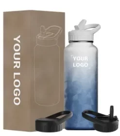 Edelstahl-Wasserflasche mit Logo Gravur – Exklusives Werbegeschenk für Firmen und Events