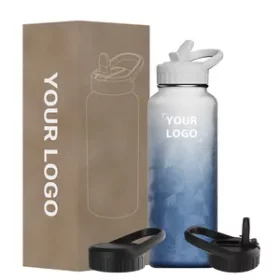 Edelstahl-Wasserflasche mit Logo Gravur – Exklusives Werbegeschenk für Firmen und Events