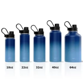 Personalisierte Edelstahl-Wasserflasche mit Gravur – Perfekt für Sport und Fitness