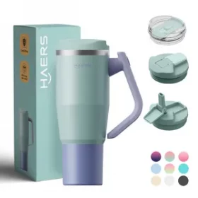 Praktische Edelstahl-Wasserflasche mit Wunschgravur – Ideal für Reisen, Outdoor und Camping