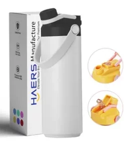 Nachhaltige Edelstahlflasche mit individueller Gravur – Nachhaltige Flasche für Schule und Büro