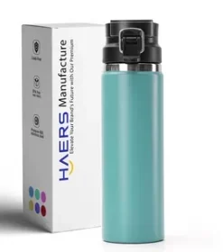 Nachhaltige Edelstahlflasche mit individueller Gravur – Nachhaltige Flasche für Schule und Büro