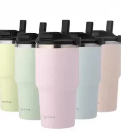 Thermobecher aus Edelstahl mit Lasergravur als kreative Werbeartikel