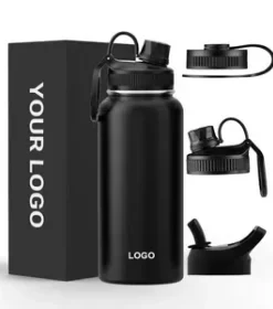 Edelstahl-Wasserflasche mit Logo Gravur – Exklusives Werbegeschenk für Firmen und Events