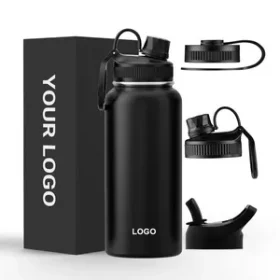 Edelstahl-Wasserflasche mit Logo Gravur – Exklusives Werbegeschenk für Firmen und Events