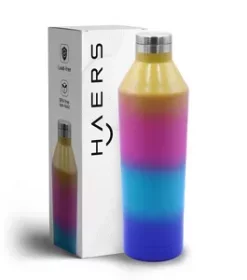 Edelstahl-Wasserflasche mit Logo Gravur – Geschenkidee für Kinder und Erwachsene