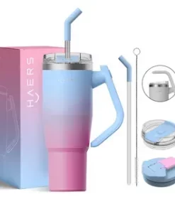 Isolierte Edelstahlgläser mit Lasergravur als kreative Werbeartikel für Ihre Kunden