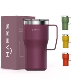 Elegante Trinkbecher aus gebürstetem Edelstahl mit individueller Wunschgravur