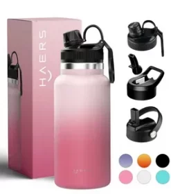 Edelstahl-Wasserflasche mit Logo Gravur – Geschenkidee für Kinder und Erwachsene