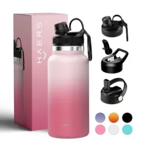 Edelstahl-Wasserflasche mit Logo Gravur – Geschenkidee für Kinder und Erwachsene