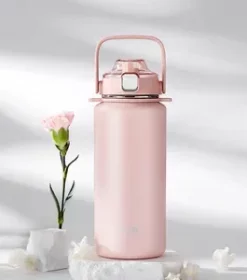 Praktische Edelstahl-Wasserflasche mit Wunschgravur – Ideal für Reisen, Outdoor und Camping