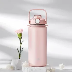 Praktische Edelstahl-Wasserflasche mit Wunschgravur – Ideal für Reisen, Outdoor und Camping