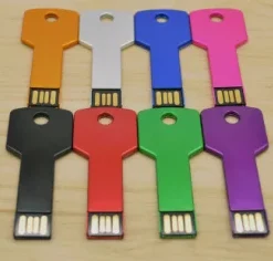 Moderner Flash-Laufwerk Edelstahl-Design für Werbung