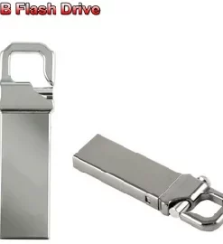 Moderner Datenstick gebürstetes Metall mit Drehmechanismus