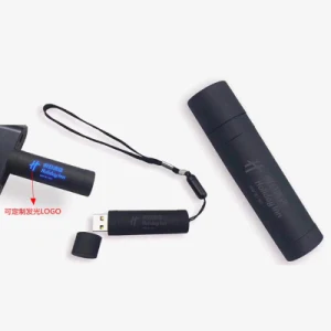 Metallischer USB Speicher gebürstetes Metall für Werbung