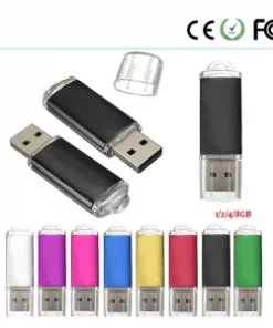 Metallischer USB Speicher Edelstahl-Design mit Gravur