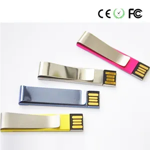 Metallischer USB Speicher Edelstahl-Design mit Drehmechanismus