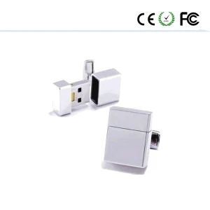 Metallischer USB Schlüsselanhänger Aluminiumgehäuse für personalisierte Geschenke