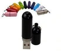 Kreativer USB Schlüsselanhänger gebürstetes Metall für Werbung