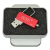 Kreativer USB Schlüsselanhänger Edelstahl-Design mit Schlüsselanhänger