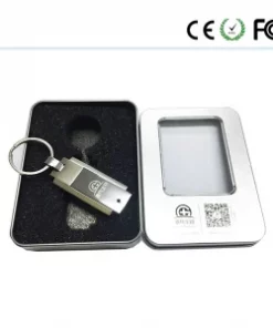 Kreativer Flash-Laufwerk mit Metallgehäuse mit Drehmechanismus