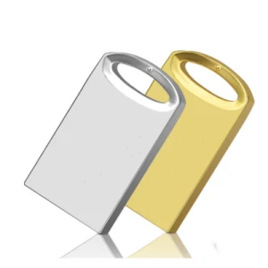 Kreativer Datenstick Edelstahl-Design mit Wunschtext
