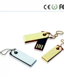 Kompakter USB-Stick gebürstetes Metall für Werbung