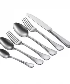 Esslöffel mit Gravur mit Goldverzierung